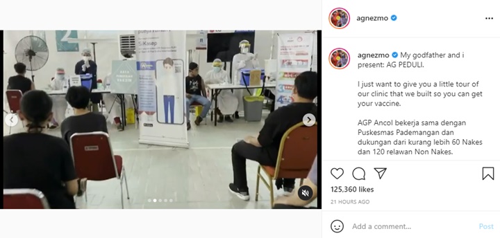 Baru Terungkap, Agnez Mo Diam-diam Bangun Klinik Untuk Vaksinasi Covid-19 Secara Gratis
