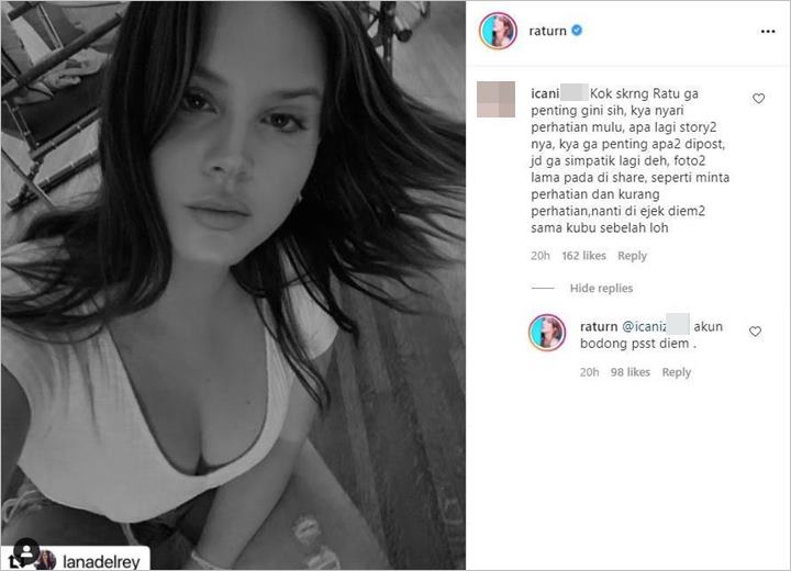 Ratu Rizky Nabila \'Skakmat\' Komentar Nyinyir Usai Dituding Cari Perhatian, Netter Sigap Pasang Badan
