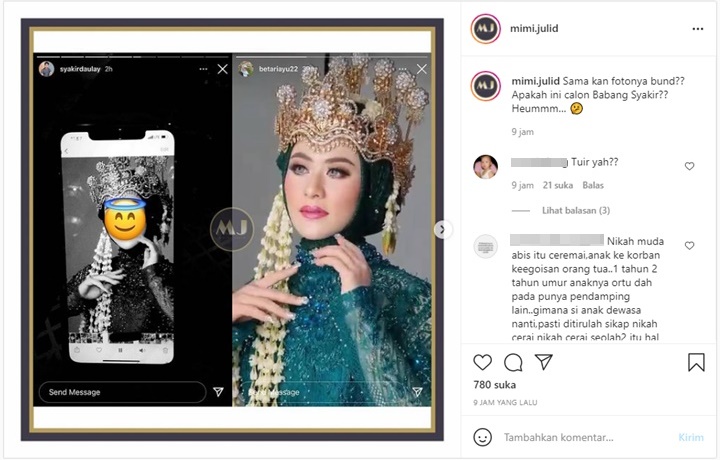Calon Istri Syakir Daulay Diduga Betari Ayu, Kabar Bakal Nikah Muda Mendadak Dituding Cuma Gimik