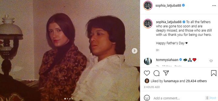 Ayah Sophia Latjuba Mirip Ariel NOAH