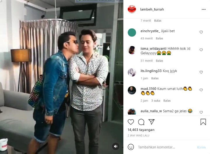 Sempat Beri Sindirian, Kini Aldi Taher Pamer Momen Cium Kriss Hatta Malah Bikin Jijik