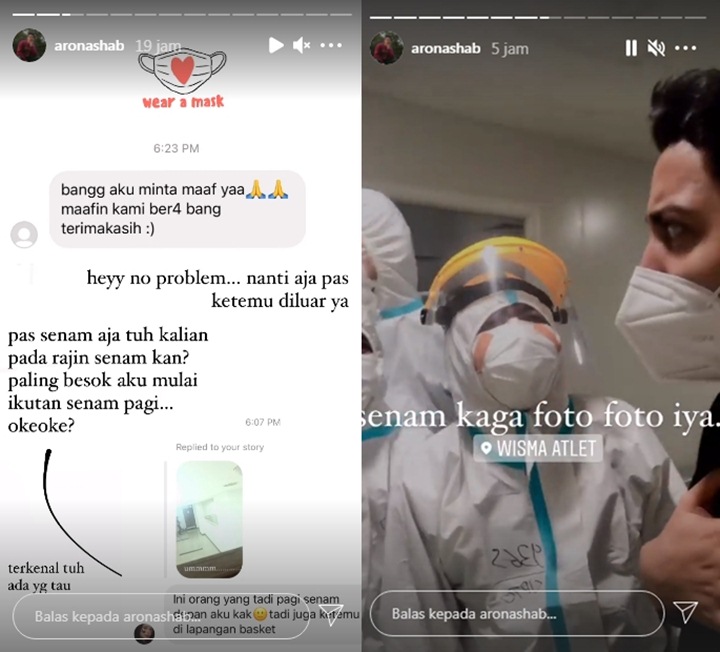 Aaron Ashab Positif Covid-19
