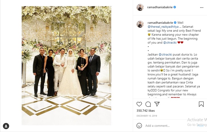 Bak Firasat, Rezky Aditya Ternyata Sudah Diwanti-wanti Nia Ramadhani di Awal Pernikahan