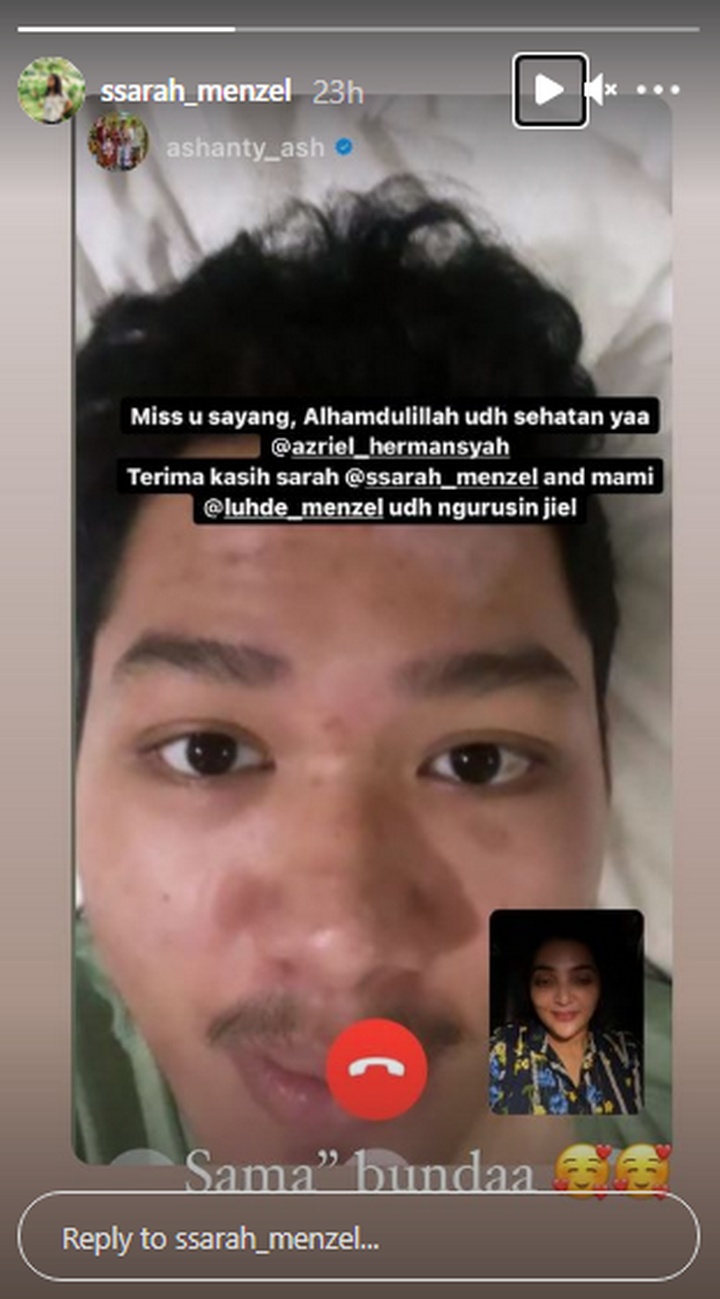 Azriel Hermansyah Dirawat Pacar Cantik