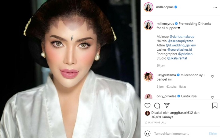 Millendaru Bagikan Prewedding Jadi Pengantin Wanita Jawa