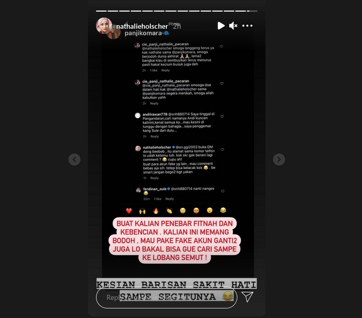 Muncul Akun \'Nathalie-Panji Pacaran\' yang Fitnah Sang Istri, Sule Bakal Tindak Tegas?