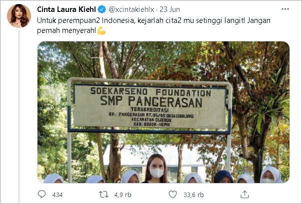 Ungkapan Bijak Soal Mengejar Cita-cita Diprotes Netizen, Jawaban Cinta Laura Justru Disebut Berkelas