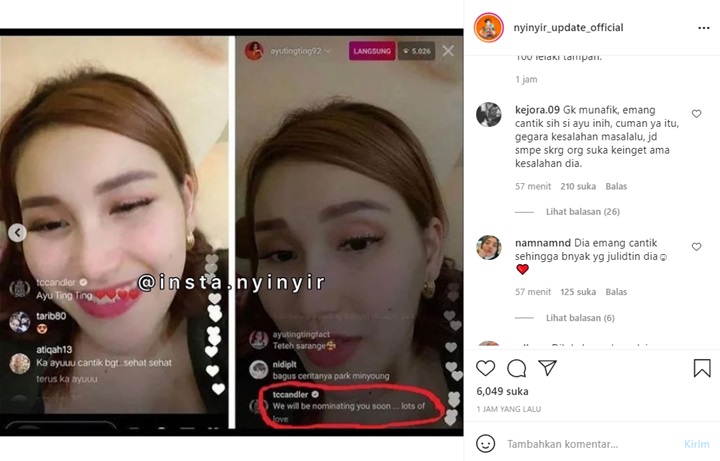 Ayu Ting Ting Tuai Respon Tak Terduga Saat Disebut Akan Masuk Nominasi Wanita Tercantik Dunia 2021