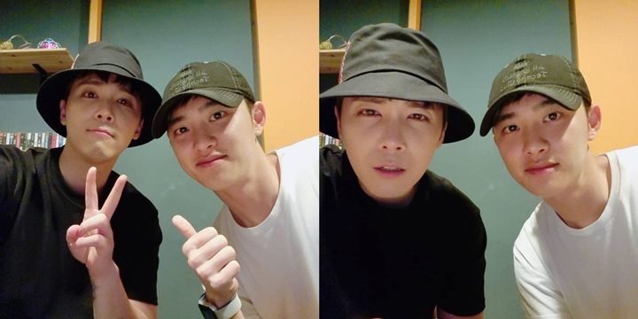 Lee Hongki F.T. Island Selfie Bareng D.O. EXO Usai Digosipkan \'Pacaran\'