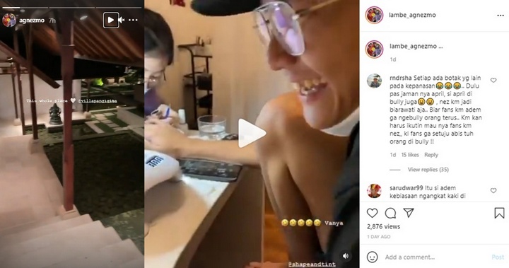 Gaya Duduk Tak Sopan Adam Rosyadi Kekasih Agnes Monica Disorot