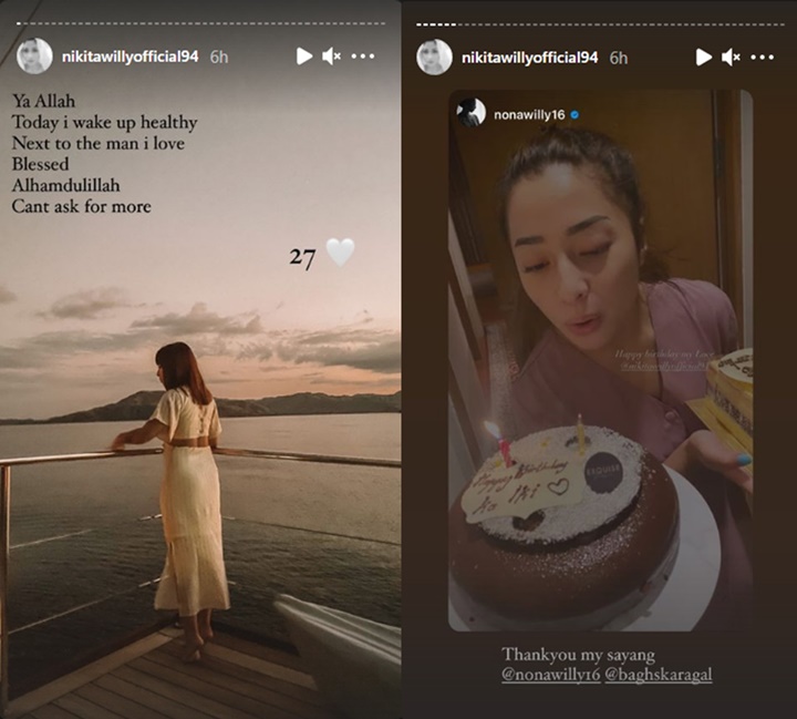 Suami Beri Pesan Romantis di Hari Ultah, Nikita Willy Malah Protes: Kenapa Foto Ini?