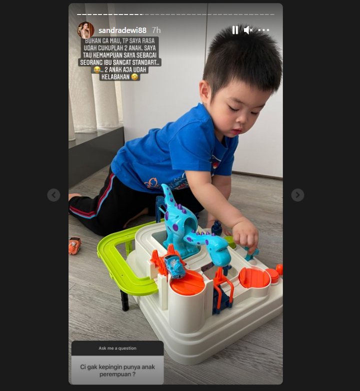 Sandra Dewi Diminta Nambah Anak Cewek