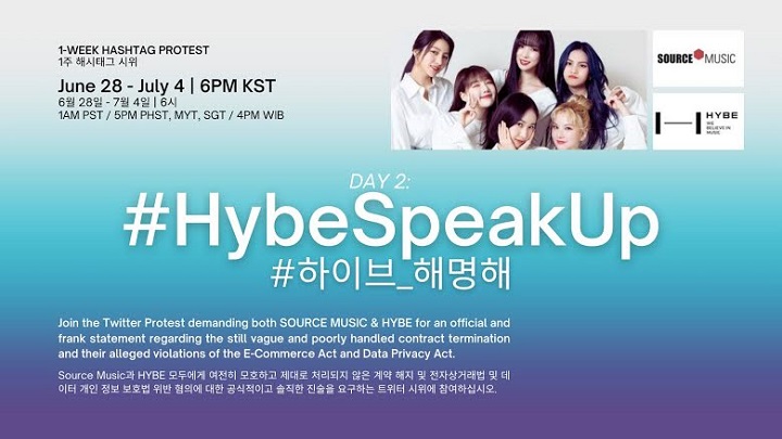 Fans Layangkan Protes, Tuntut HYBE Beri Pernyataan Jelas Soal Kontrak dan Bubarnya G-Friend