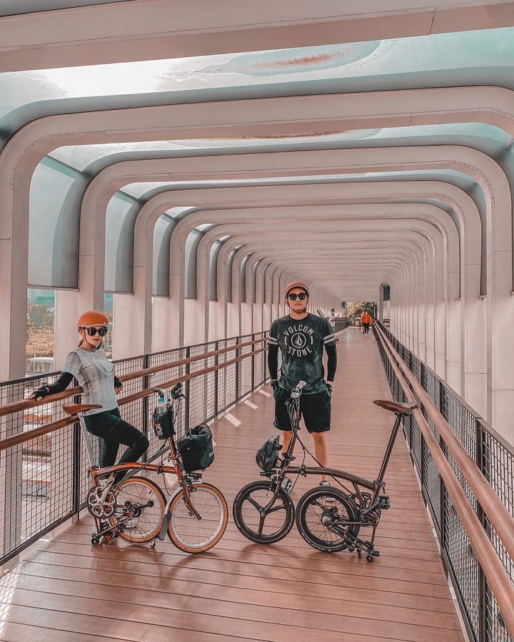 Ifan dan Citra Bersepeda Bareng