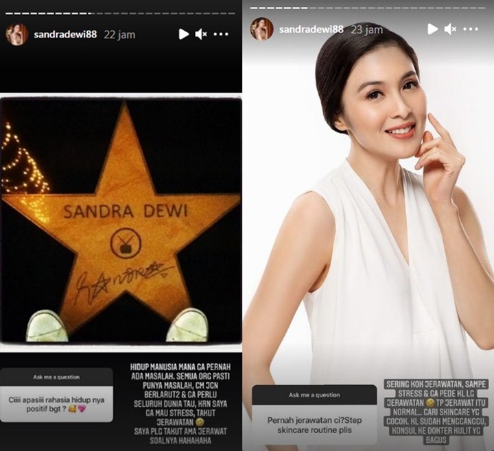 \'Gangguan\' ini Paling Ditakuti Sandra Dewi