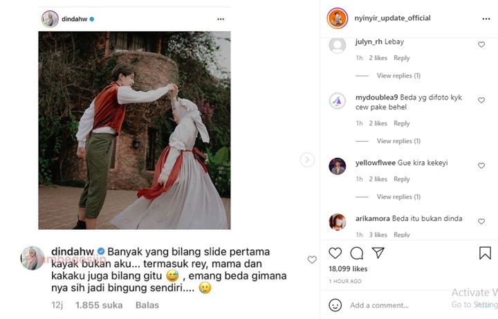 Kejanggalan Foto Maternity Dinda Hauw dan Rey Mbayang Bikin Keluarga Bingung, Muncul Sosok Lain?