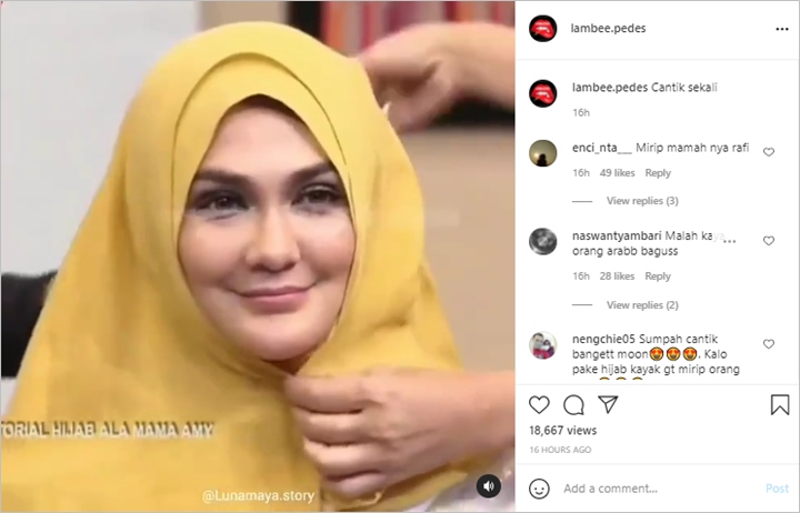 Luna Maya Disebut Mirip ibunda Raffi Ahmad