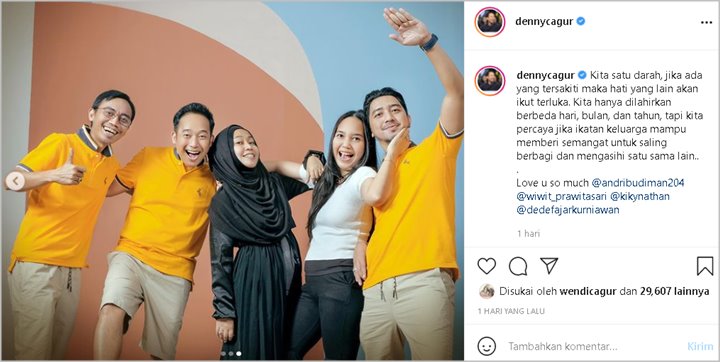 Sosok Adik Denny Cagur Mendadak Curi Perhatian Utama Heboh Dikira Aldebaran, Intip Potretnya