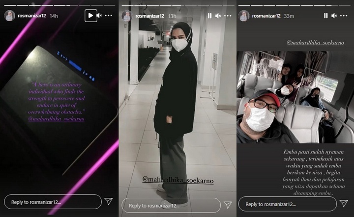 Rosmanizar Berduka Rachmawati Soekarno Putri Meninggal Dunia