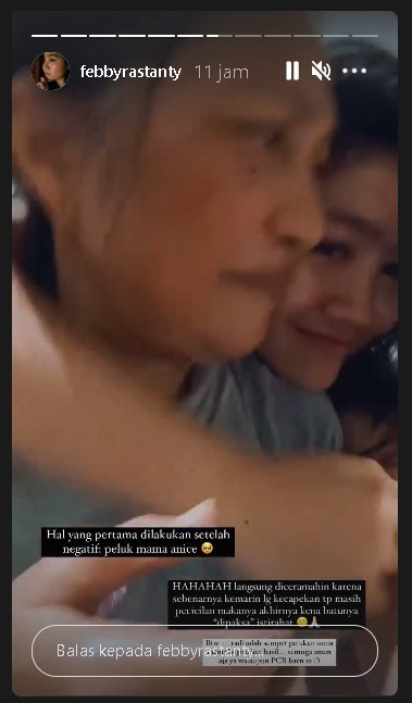 Febby Rastanty Girang Umumkan Negatif Covid-19, Lakukan Hal Manis Ini Langsung Dapat ‘Ceramah’