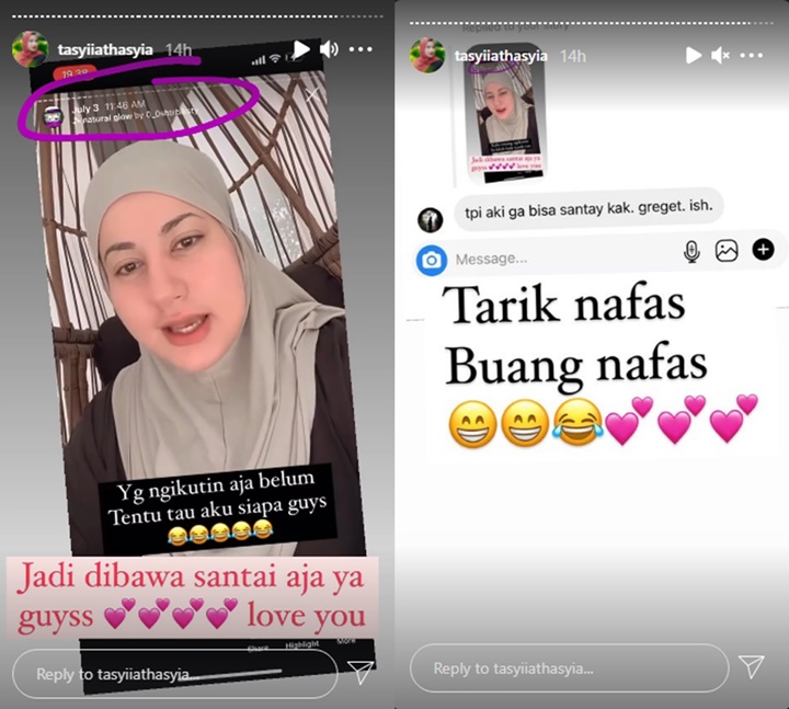 Ayu Ting Ting Dihujat, Tasyi Athasyia Beri Penjelasan Adem Soal Orang yang Suka Nyontek Konten