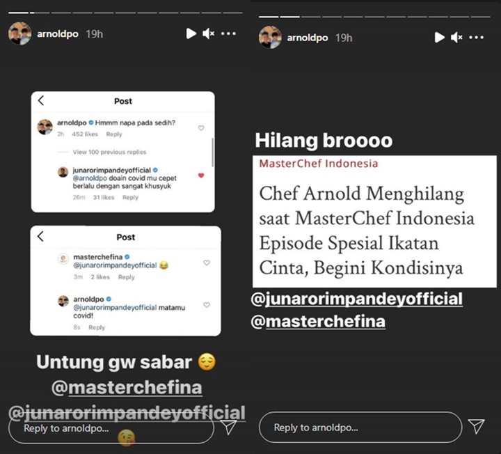 Chef Arnold Ngegas Dibilang Chef Juna Kena Covid-19, Bongkar Alasan Kocak Absen dari \'MCI\' Spesial