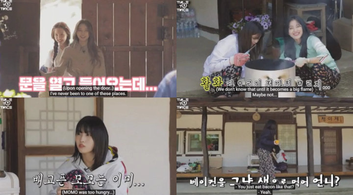 Momo Bikin Member Twice Kaget Saat Makan Daging Babi Tanpa Dimasak
