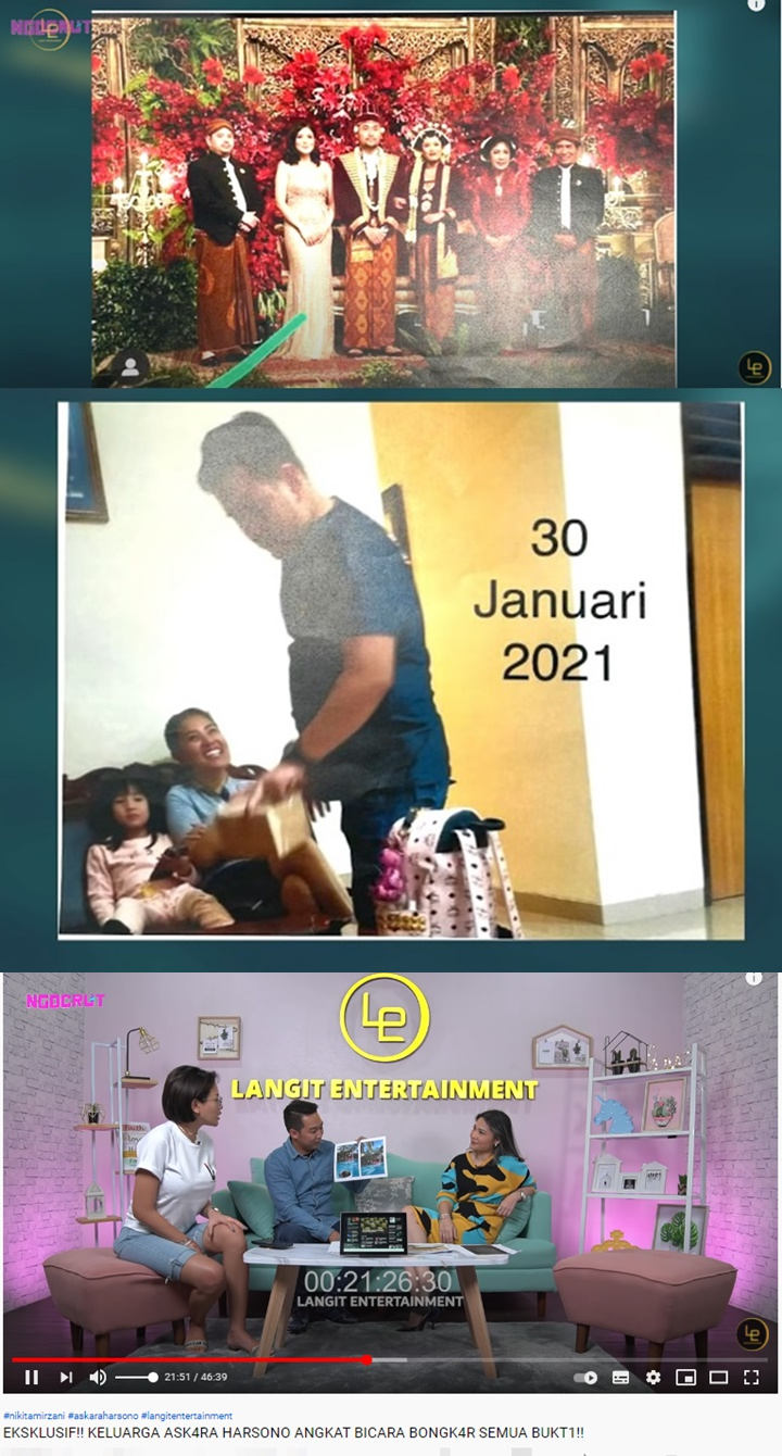 Nikita Mirzani dan Keluarga Askara Harsono