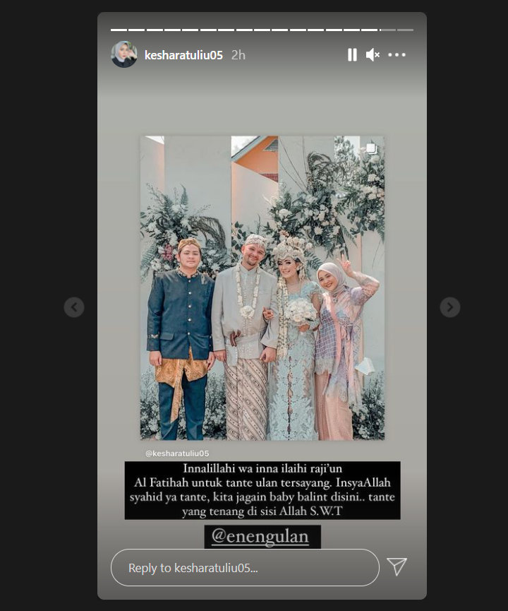 Ibu Tiri Kesha Ratuliu Meninggal Dunia Saat Melahirkan?