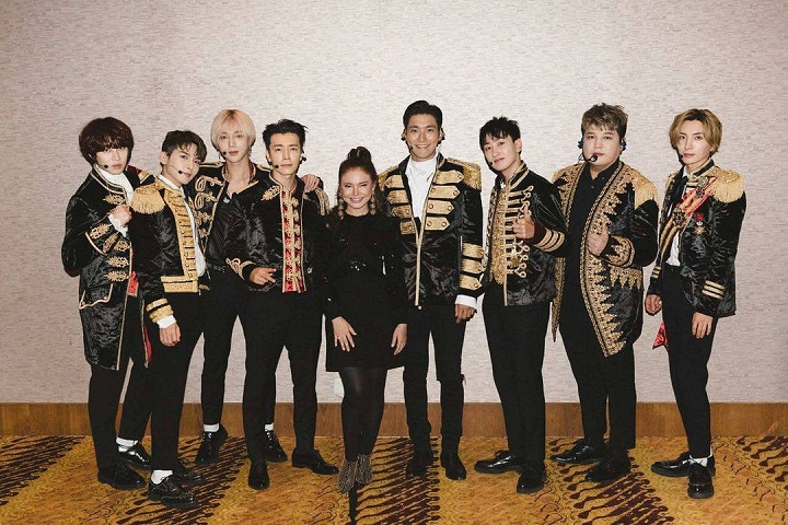 Rossa bareng Super Junior