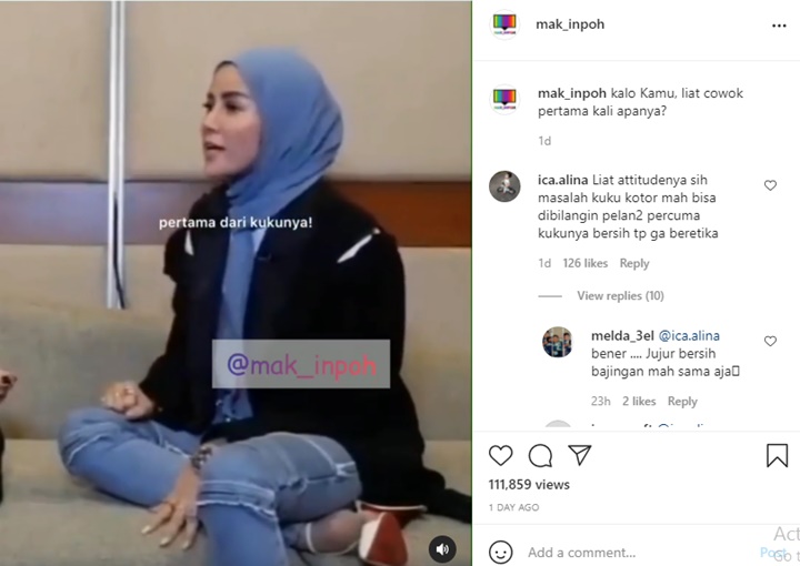 Pengakuan Olla Ramlan Pertama Kali Lihat Pria dari Bagian Tubuh Ini Tuai Pro Kontra, Kenapa?