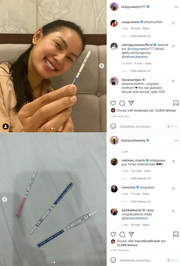 Kalina Oktarani Sumringah Umumkan Kehamilan, Vicky Prasetyo Langsung Siapkan Nama Panggilan Ini