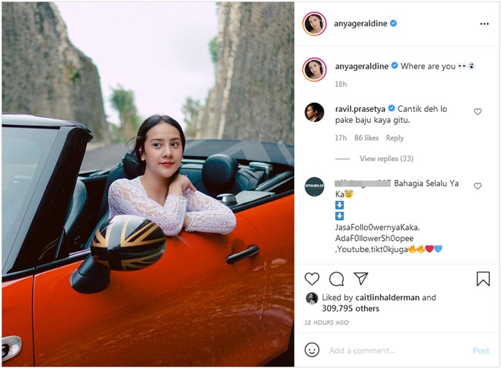 Biasa Tampil Seksi, Anya Geraldine Balas Begini Saat Dipuji Cantik Kenakan Baju Tertutup