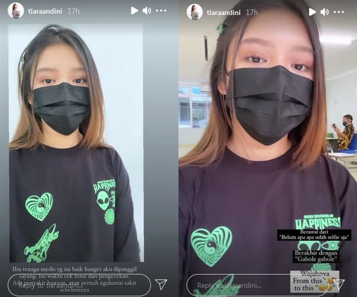 Miris, Tiara Andini Dapat Perlakuan Tak Mengenakkan dari Nakes Saat Divaksin