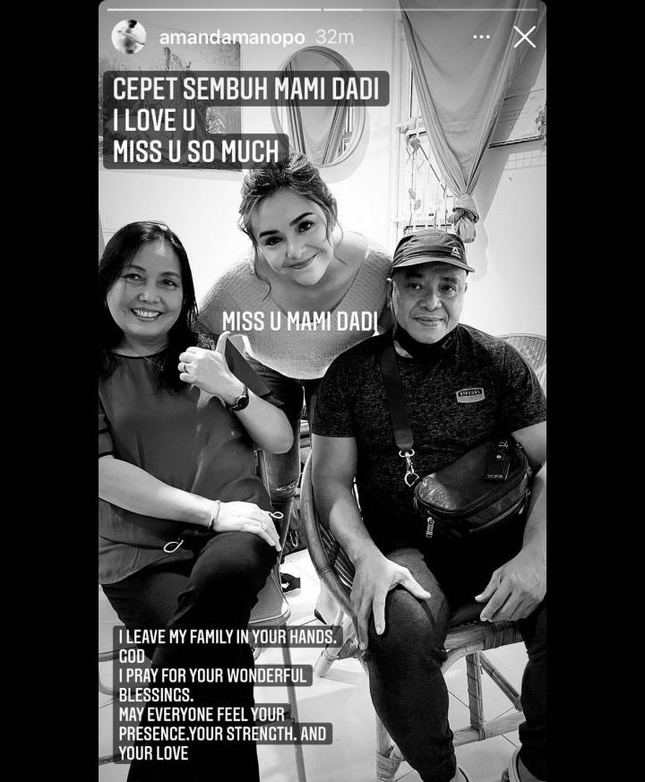 Sibuk Syuting, Amanda Manopo Sedih Kabarkan Orangtua Sakit Sampai Ingin Pulang