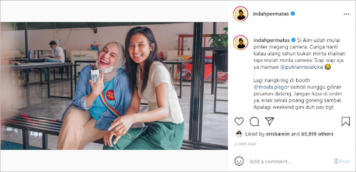 Pamer Hasil Difoto Anak Arya Saloka, Penampilan Indah Permatasari Malah Dikritik
