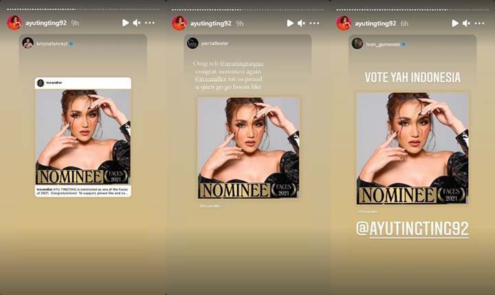 Bareng IU dan Jisoo BLACKPINK, Ayu Ting Ting Kembali Masuk Nominasi 100 Wanita Tercantik di Dunia
