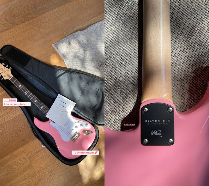 Rose BLACKPINK Dapat Kado Gitar Uwu dari John Mayer, Begini Reaksi Netizen