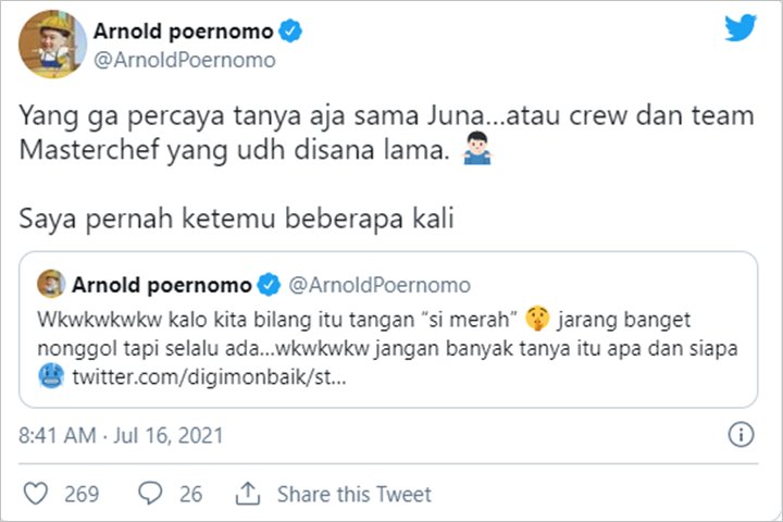 Chef Arnold Bagikan Foto Penampakan di Studio \'MCI\', Chef Juna Sering Dapat Gangguan?