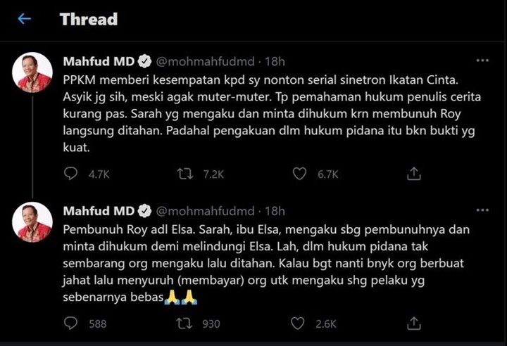 Inikah Sosok Menteri yang Disindir Bintang Emon Gegara Asyik Nonton Sinetron Saat PPKM?