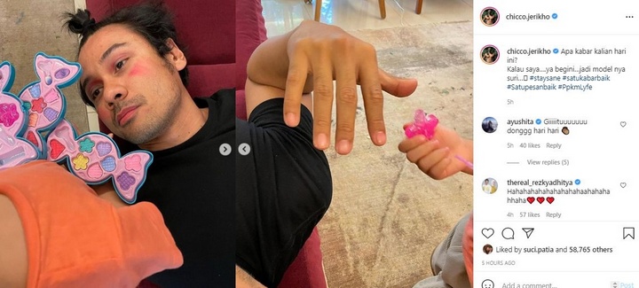 Penampakan Chico Jericho Jadi Korban Makeup