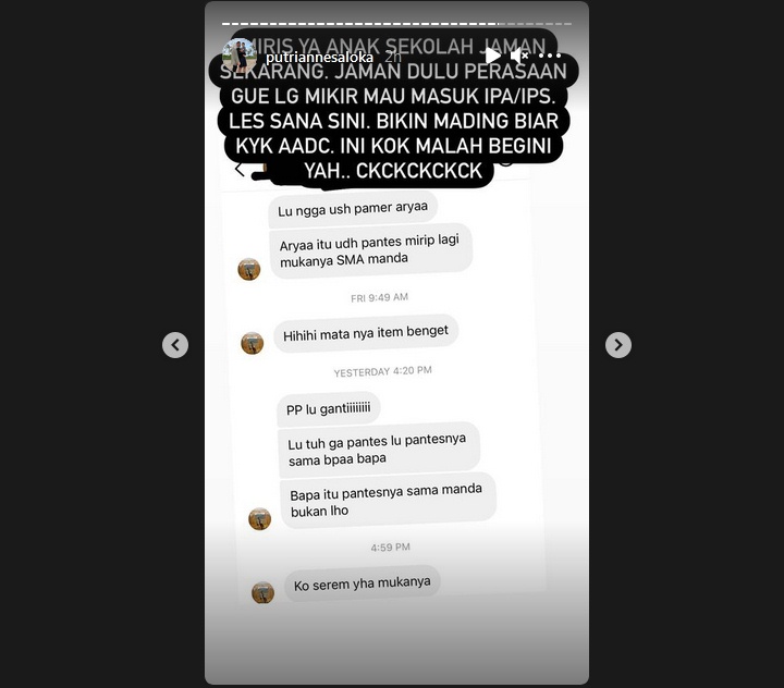 Putri Anne Kena Omel Netizen Usai Ganti Foto Profil IG Bareng Arya Saloka