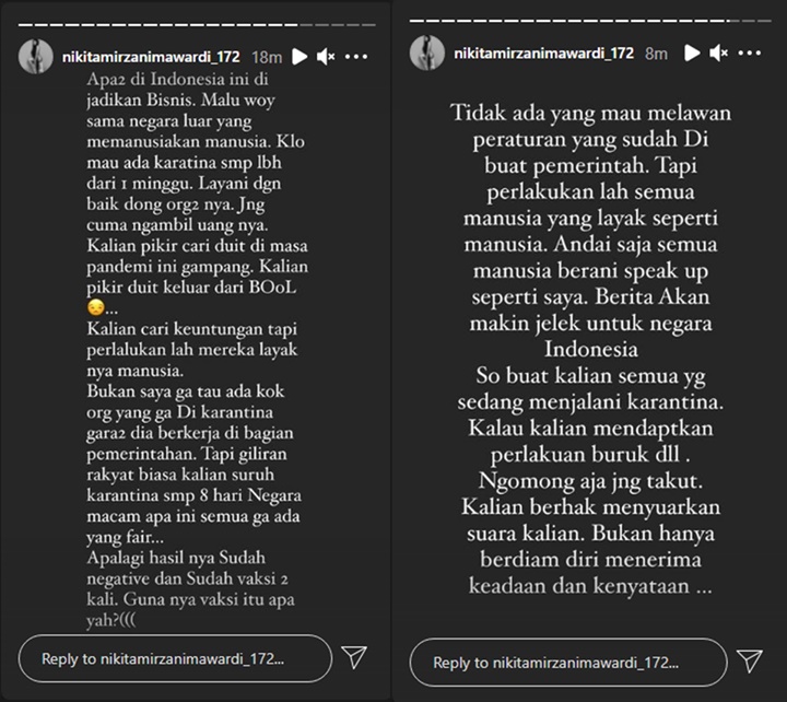 Nikita Mirzani Amuk Hotel yang Sengaja Peras Pasien Covid-19, Lontarkan Sumpah Serapah Ini