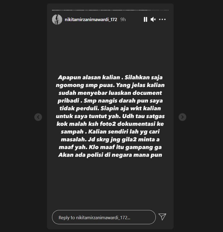 Nikita Mirzani Murka Foto Saat Karantina di Hotel Disebar Kiki The Potters, Salahkan Satgas
