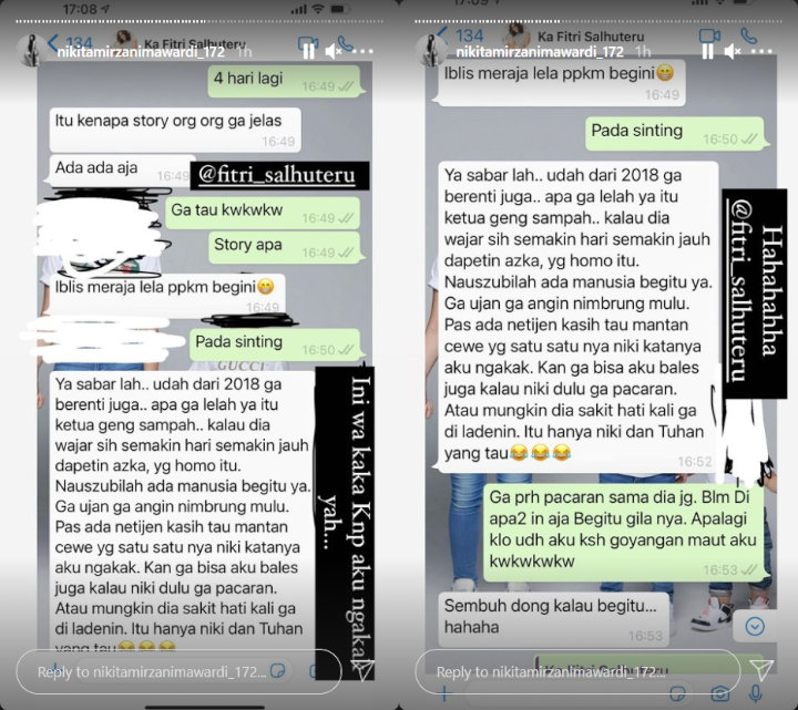 Nikita Mirzani Tegaskan Tak Pernah Pacaran dengan Kiki The Potters