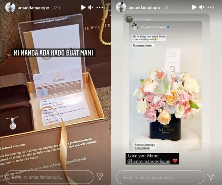 Kondisi Ibu Disebut Sempat Memburuk, Amanda Manopo Janjikan Hadiah Mewah Ini Usai Sembuh