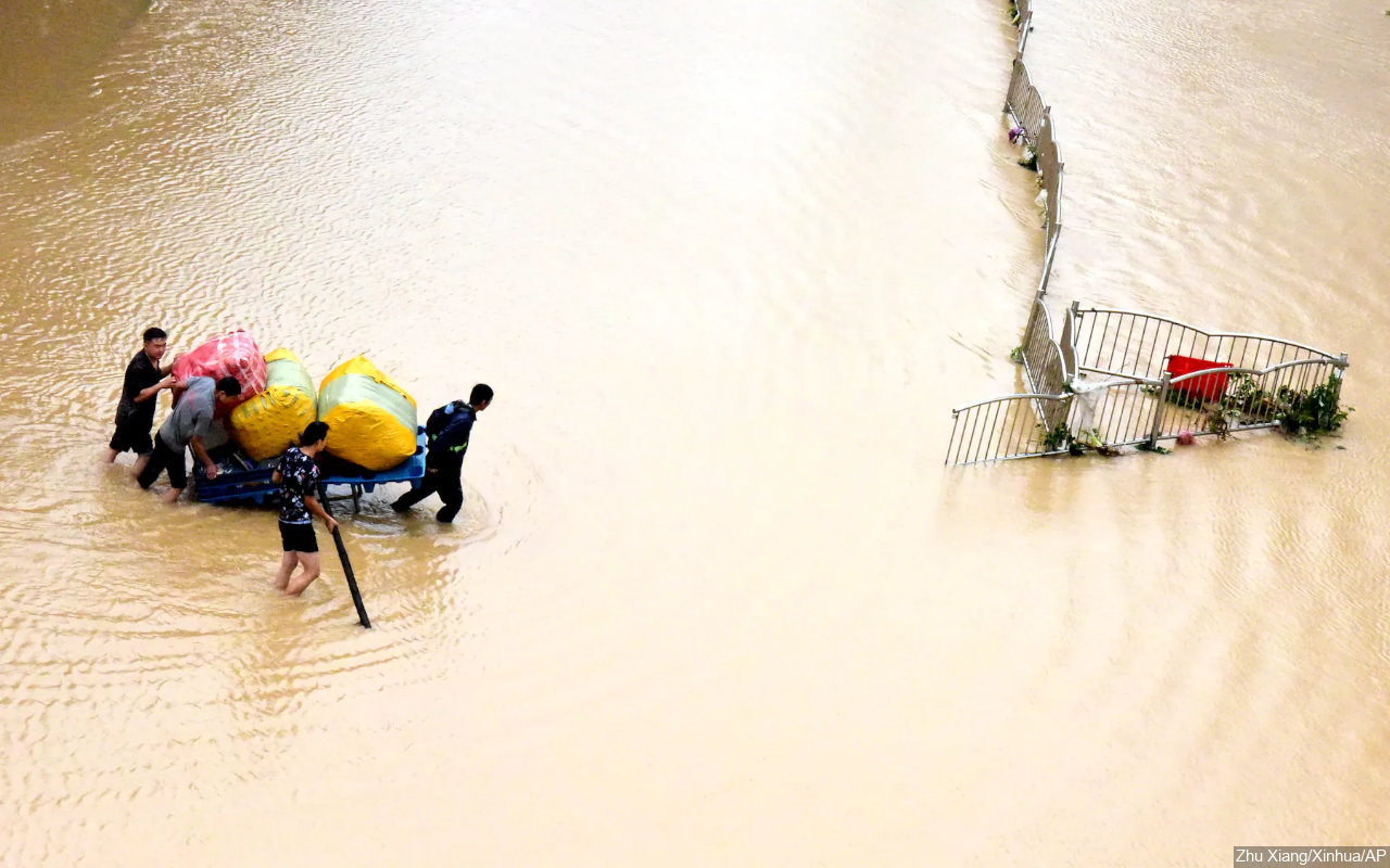 Korban Jiwa Banjir Tiongkok Jadi 33 Orang, Ini Analisis Soal 'Hujan Terlebat Dalam 1.000 Tahun'
