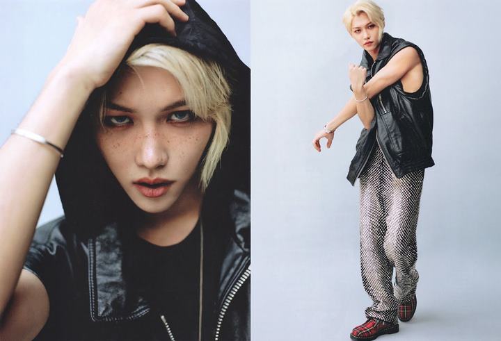 Pemotretan Felix Stray Kids dengan GQ Korea