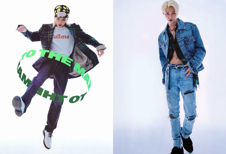 Pemotretan Felix Stray Kids dengan GQ Korea