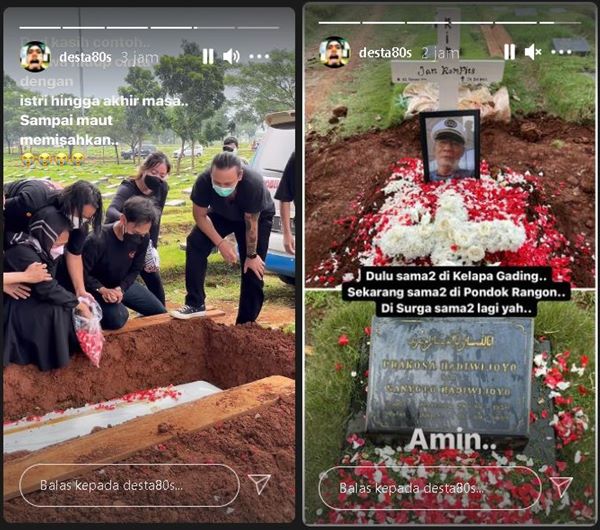 Ungkapan Pilu Vincent Rompies di Makam Sang Ayah, Bikin Terenyuh
